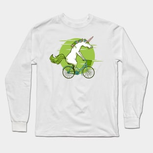 Unicorn Bicycle Long Sleeve T-Shirt